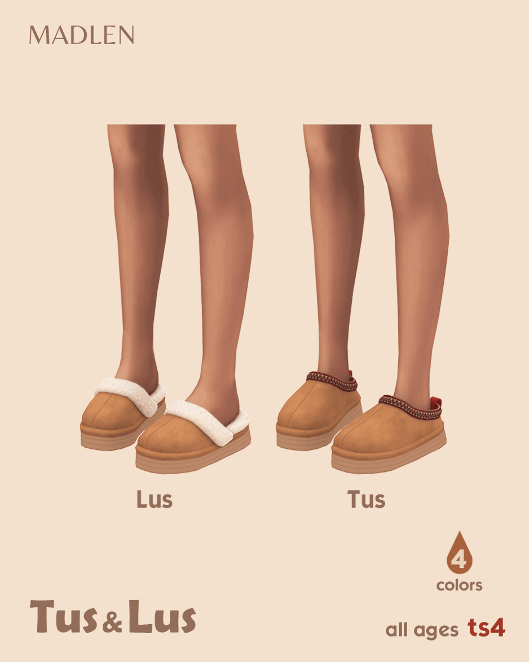 Галерея мода Тапочки Tus&Lus Slippers #2